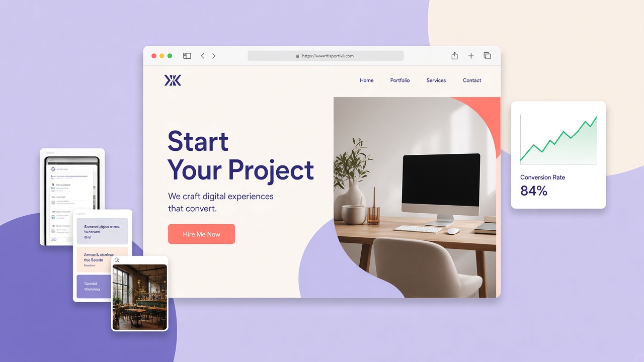 Case study: portfolio e sito vetrina che convertono
