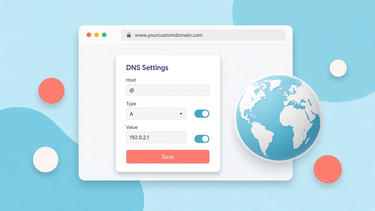 Dominio personalizzato: guida DNS semplice