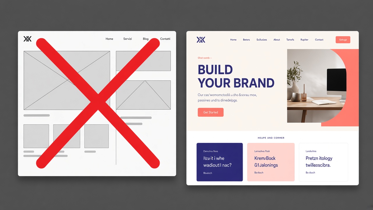 Sito web professionale: perché non basta un template