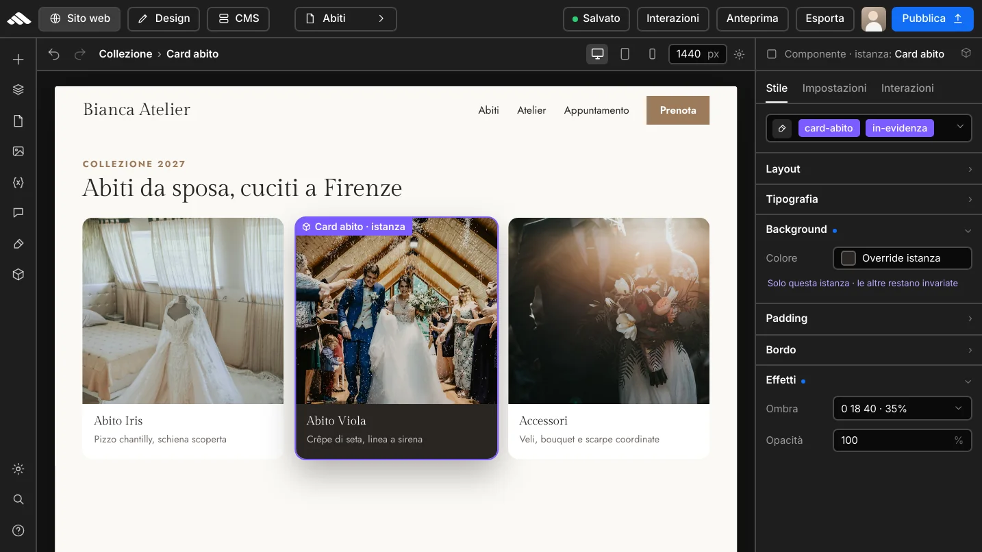 Stile e identita visiva nei componenti
