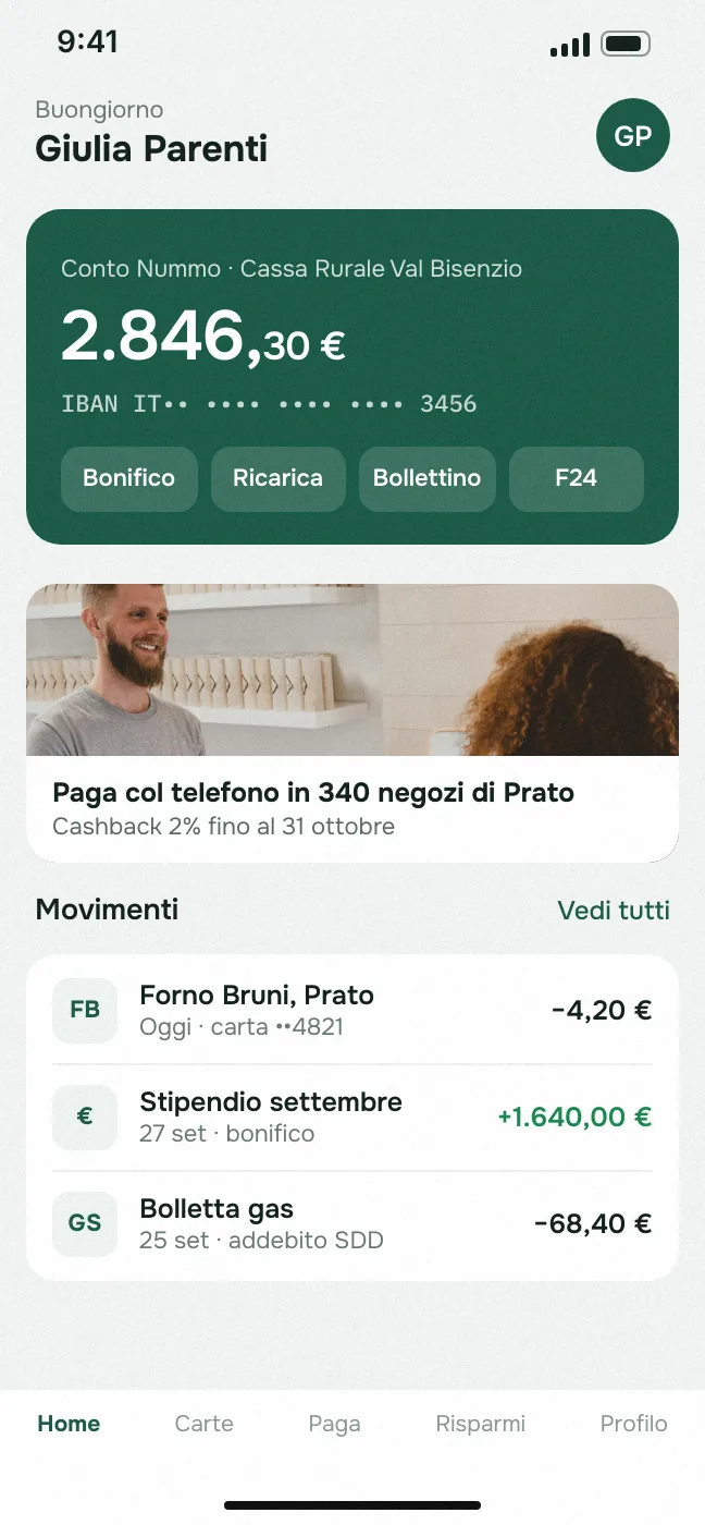 Anteprima Nummo Fintech App