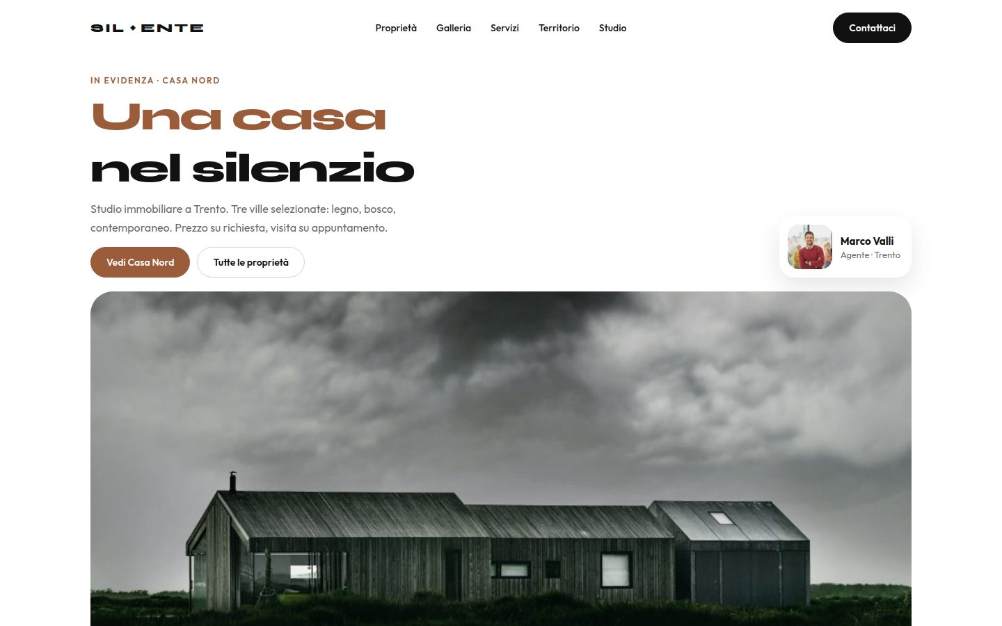 Anteprima template Immobiliare Silente