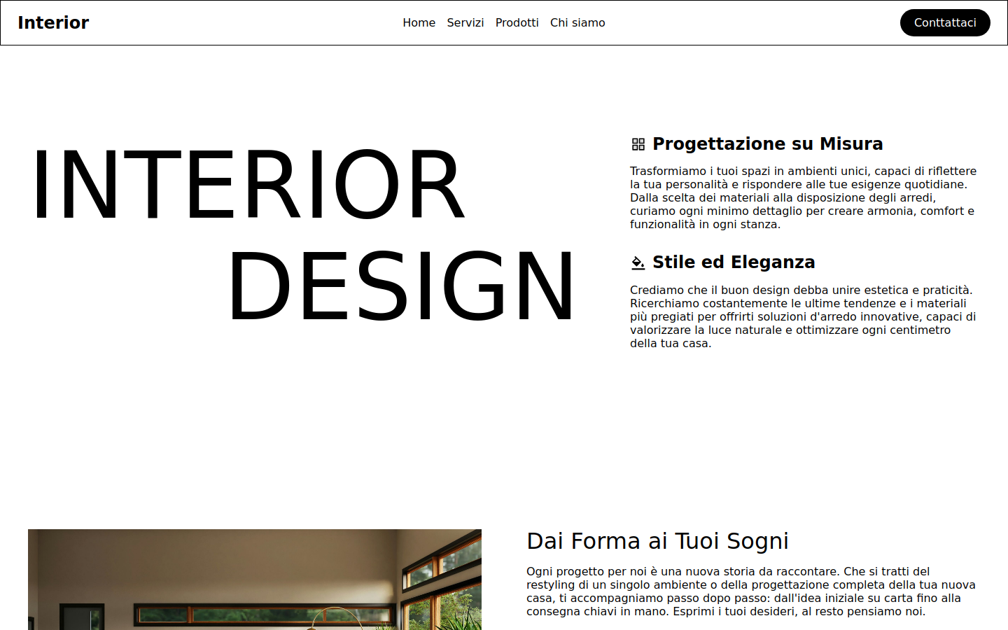 Anteprima template Interior Design